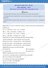 5 đề thi giữa kì 2 Sinh 9 có đáp án và lời giải chi tiết